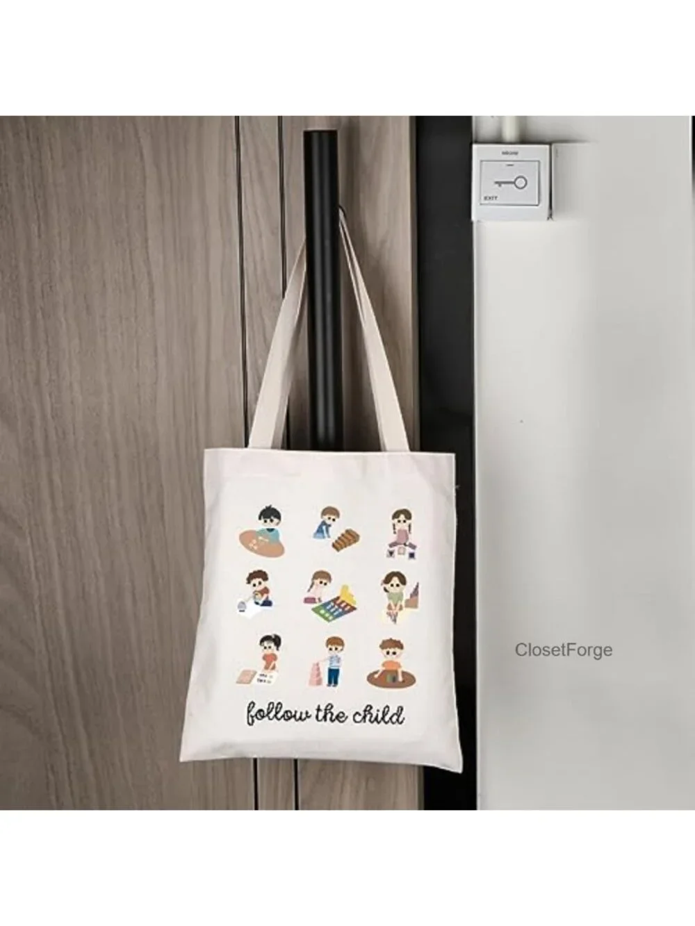 Canvas Tote Bag for Women Large Waterproof Shoulder Bag